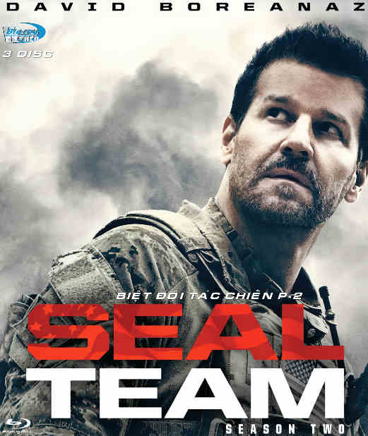 B6632.SEAL TEAM SEASON 2  BIỆT ĐỘI TÁC CHIẾN P-2  2D25G  (DOLBY ATMOS 5.1 - DOLBY AC3 5.1) 3DISC